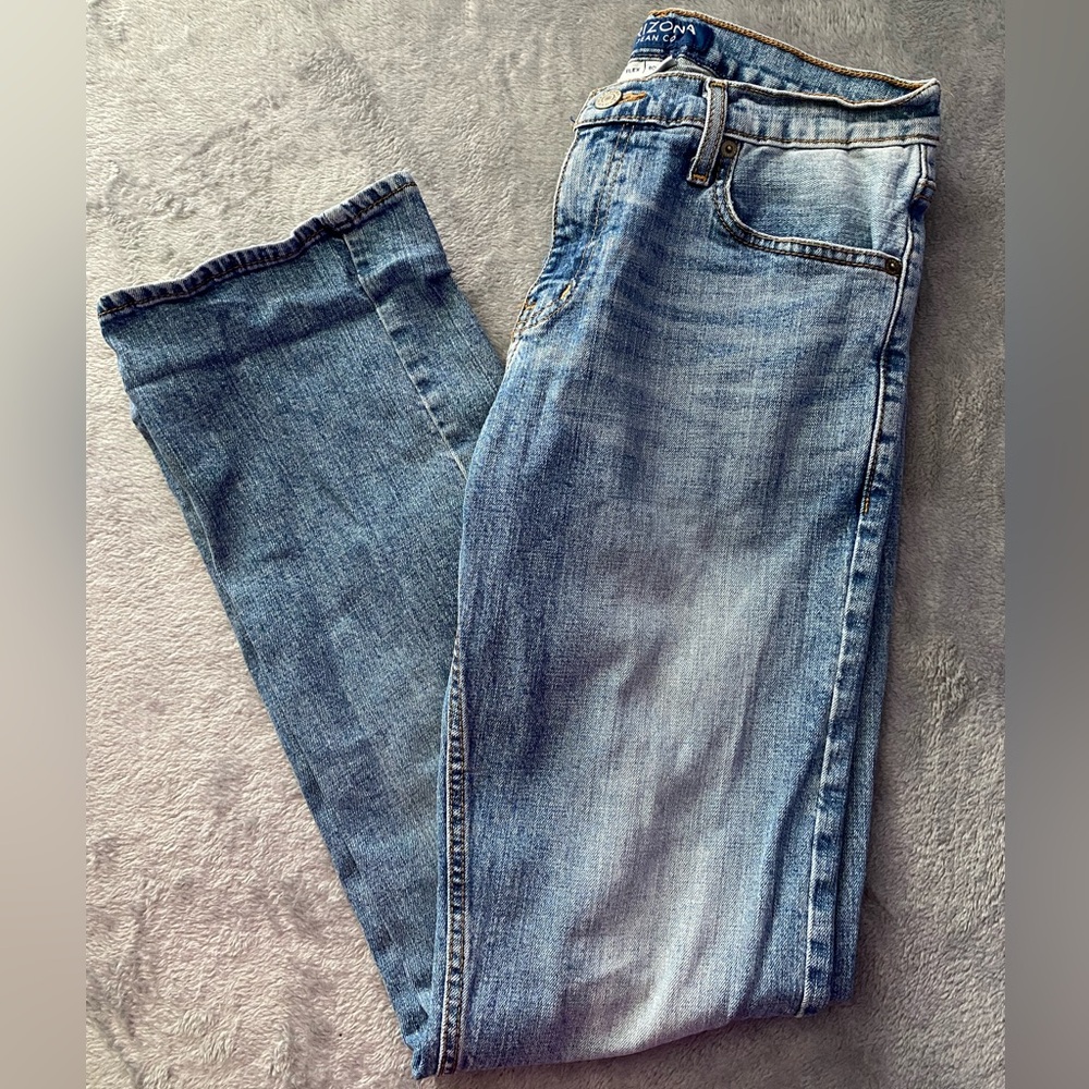 Arizona Bootcut Relaxed Jeans Men's Size 28x32 Blue Denim Pants